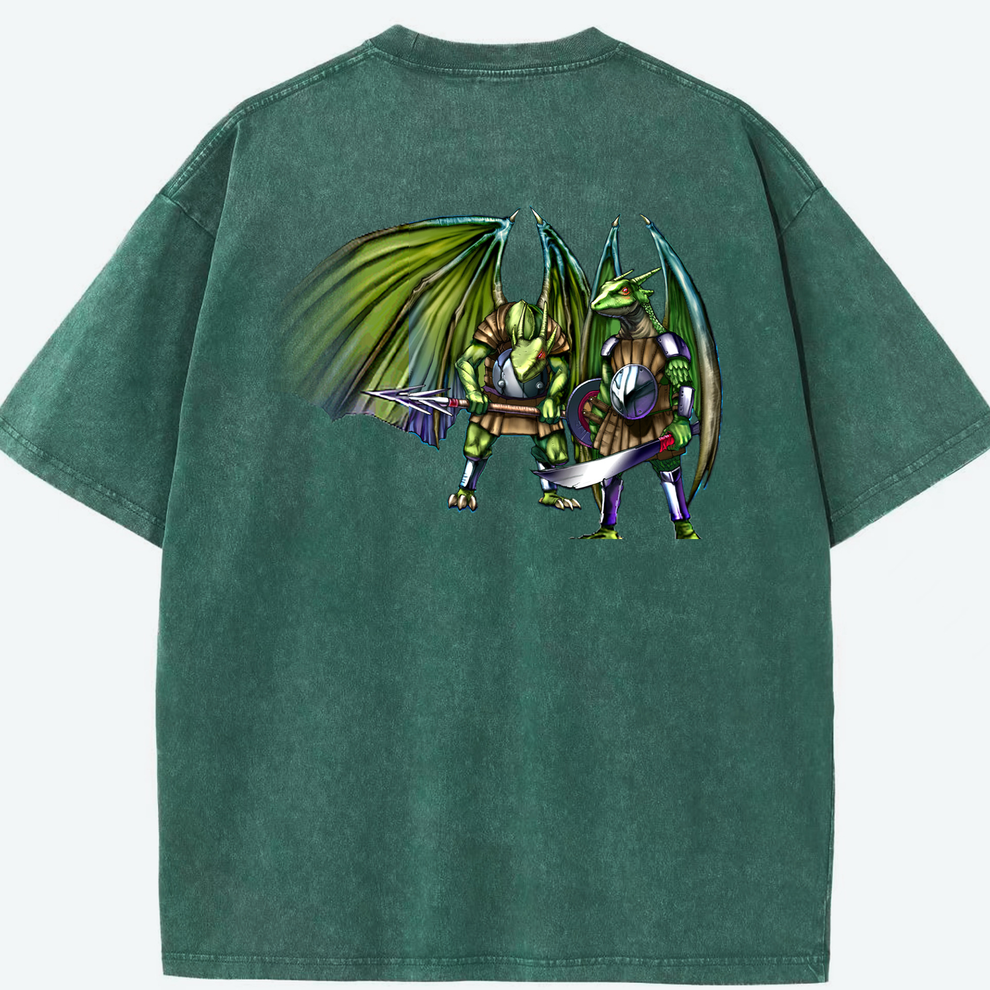（画像用） 遊☆戯☆王 Yu-Gi-Oh! 綿100% ヴィンテージ風 半袖Tシャツ（背面プリント）